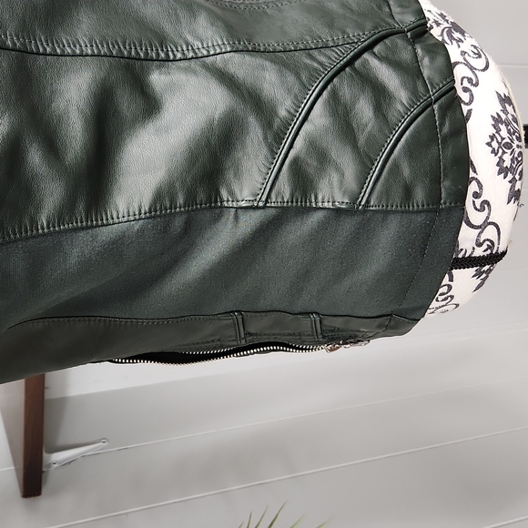 Guess Green Moto Jacket - Picture 9 of 13